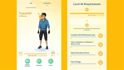 pokémon go level 47 requirements